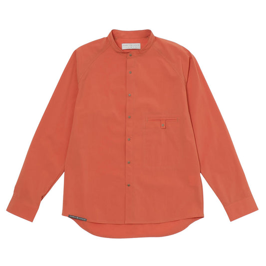 AXESQUIN ELEMENTS(アクシーズクインエレメンツ) ソフトシェルのバンドカラーシャツ 021091