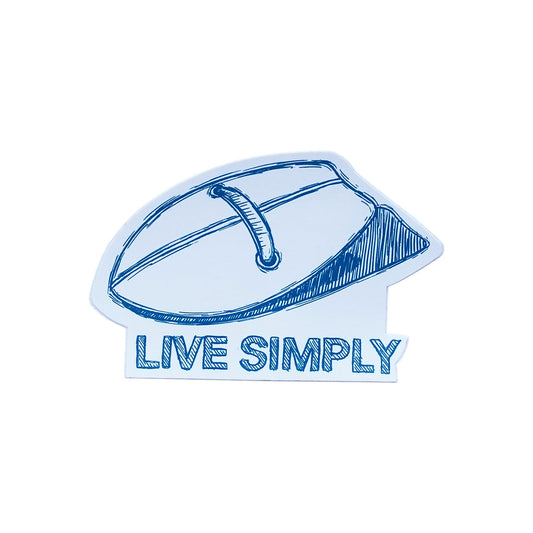 patagonia(パタゴニア) ステッカー Live Simply Handplane Sticker 92052