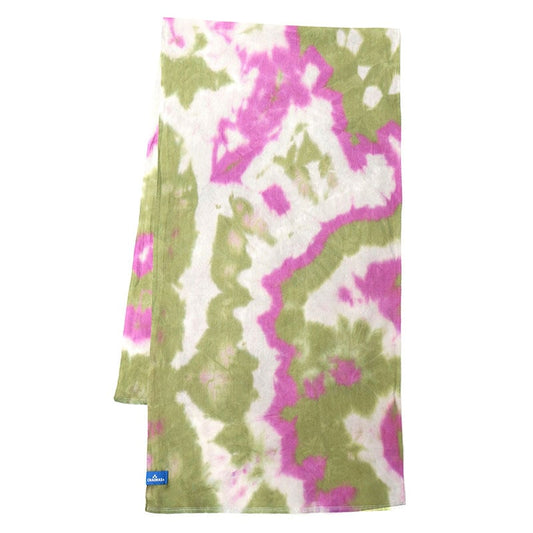 CHAORAS(チャオラス) スポーツてぬぐい タイダイ/オリーブ&パープル 81056