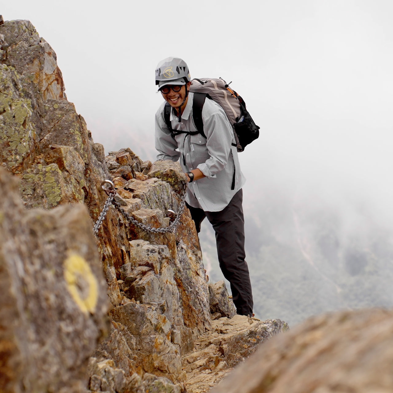 RIDGE MOUNTAIN GEAR(リッジマウンテンギア) Basic Long Sleeve Shirt "Stripe"