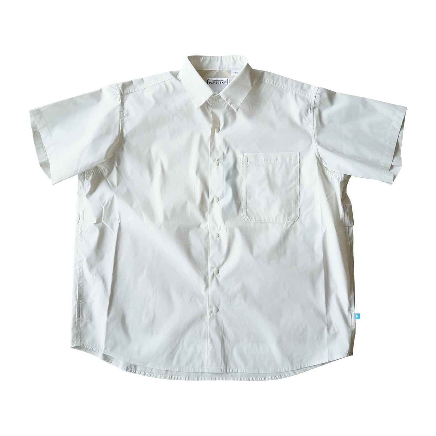 PAPERSKY WEAR(ペーパースカイウェア) Magazine Check Big Half Shirt PS251013