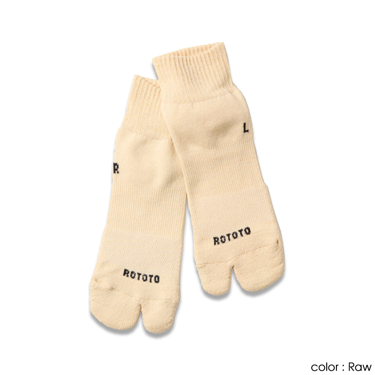 ROTOTO(ロトト) WASHI Tabi Pile Ankle Socks R1585