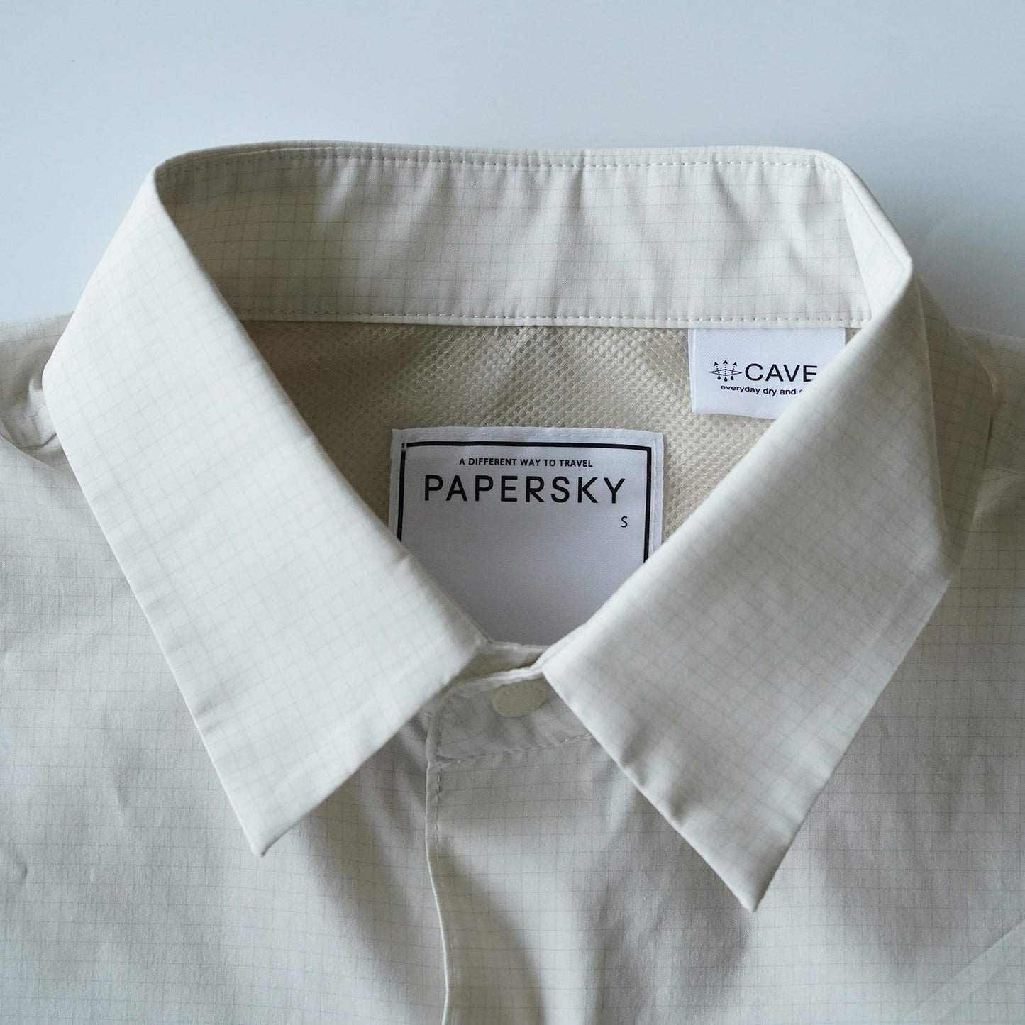 PAPERSKY WEAR(ペーパースカイウェア) Magazine Check Big Half Shirt PS251013