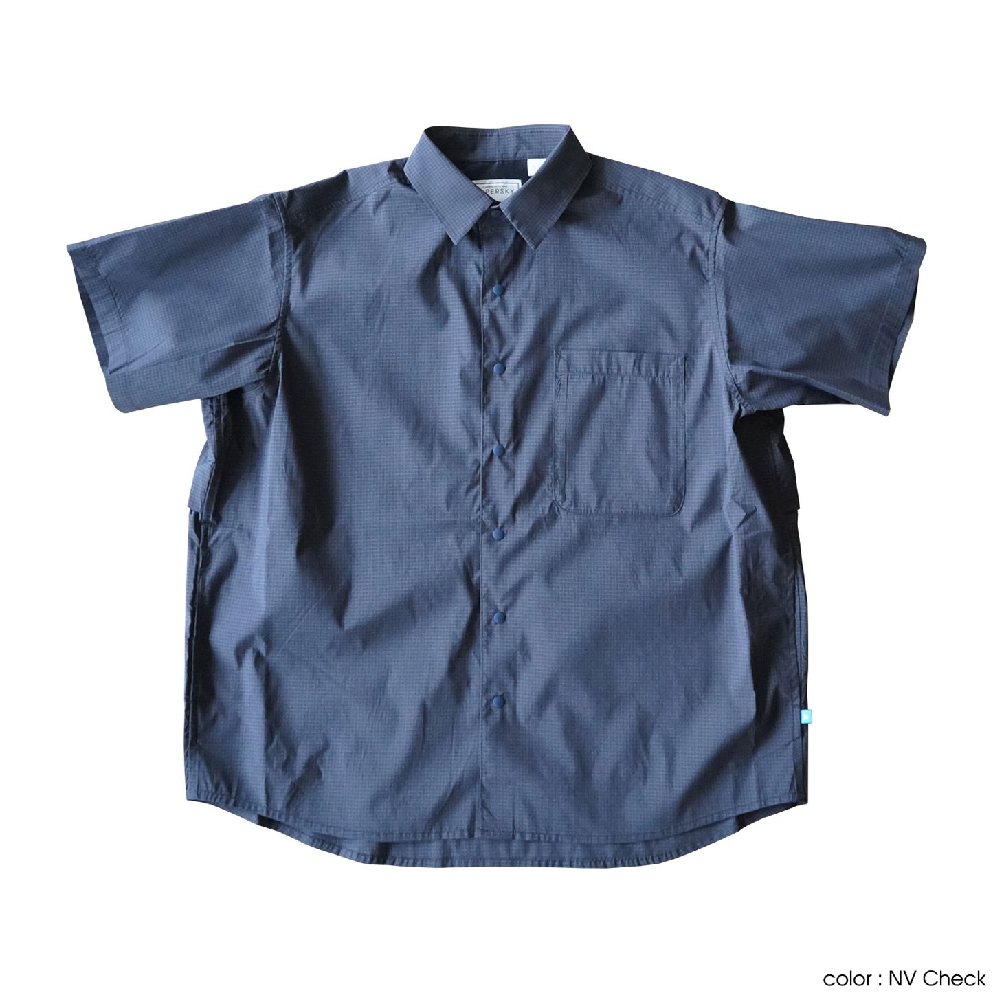 PAPERSKY WEAR(ペーパースカイウェア) Magazine Check Big Half Shirt PS251013