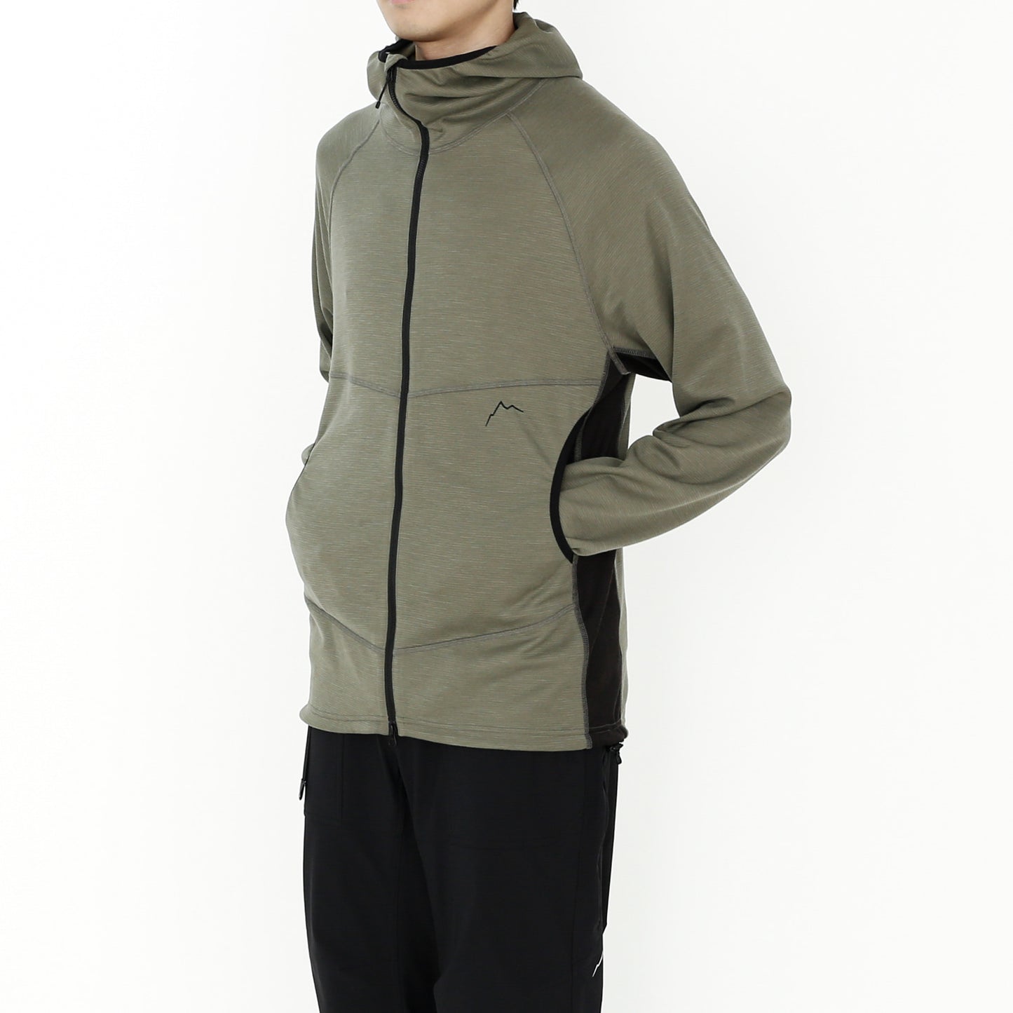 CAYL(ケイル) Live Wool Zip Up Khaki