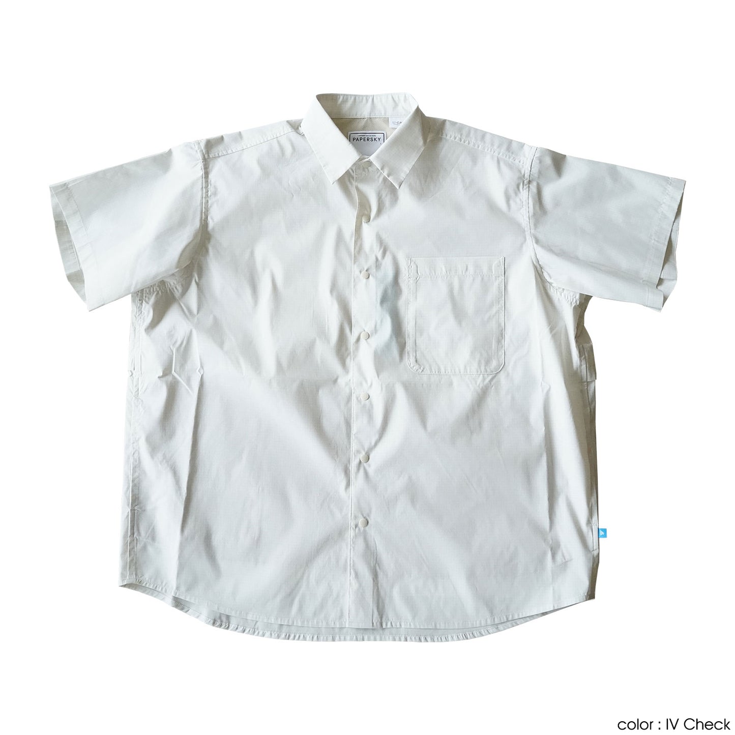 PAPERSKY WEAR(ペーパースカイウェア) Magazine Check Big Half Shirt PS251013