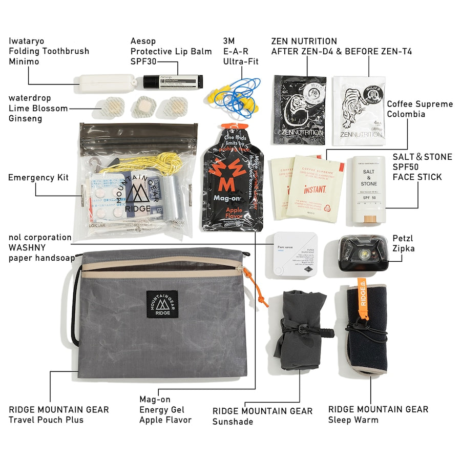 【送料無料】RIDGE MOUNTAIN GEAR(リッジマウンテンギア) Travel Pouch Plus