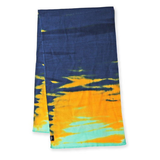 CHAORAS(チャオラス) スポーツてぬぐい タイダイ/ ターコイズオレンジ 81065