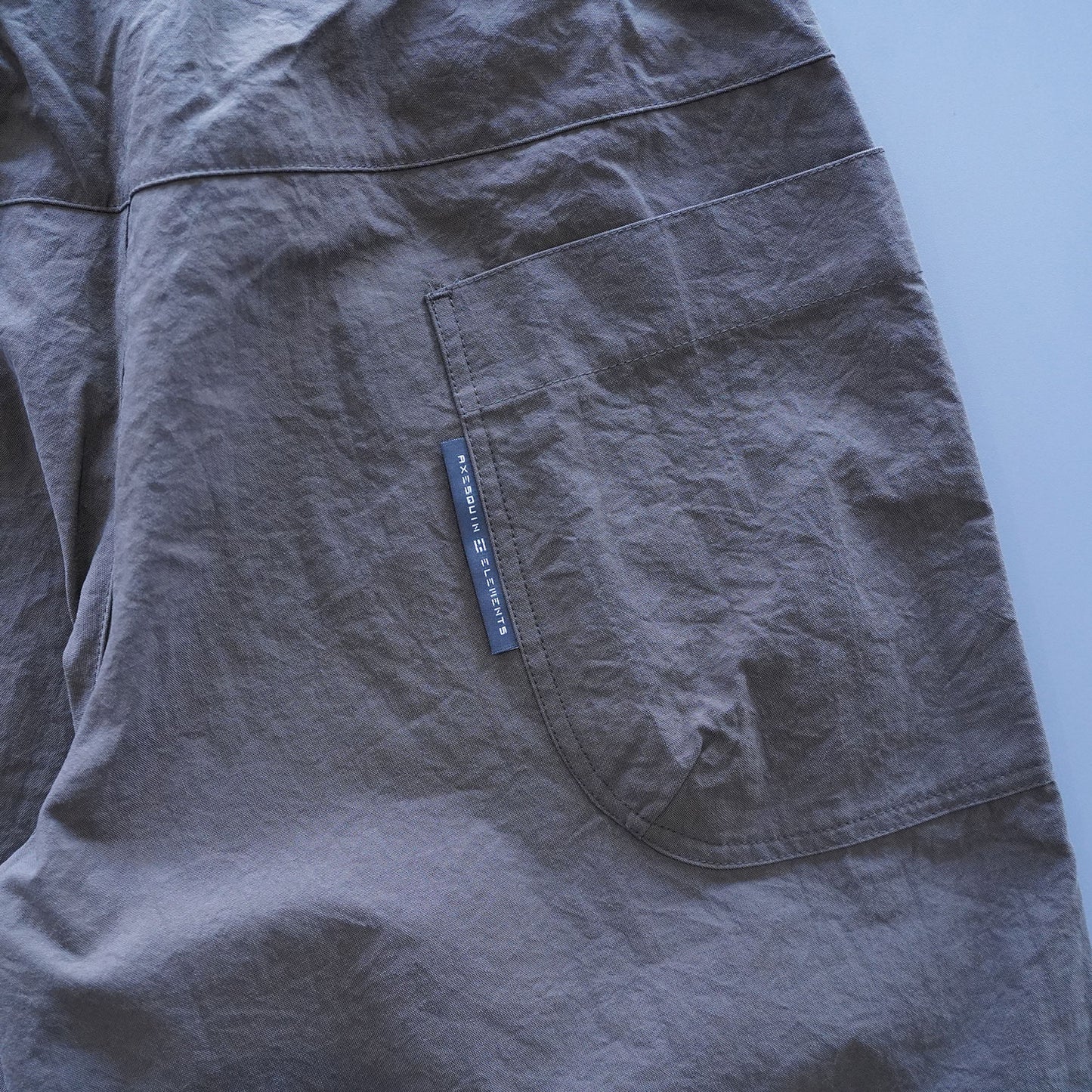 AXESQUIN ELEMENTS(アクシーズクインエレメンツ) ヴィンテージナイロンのカーブパンツ 022040