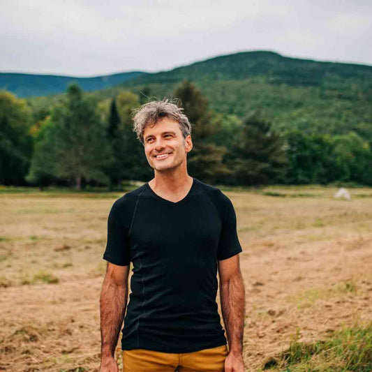 Minus33(マイナス33) Men's Micro V-Neck T-Shirt 12V1