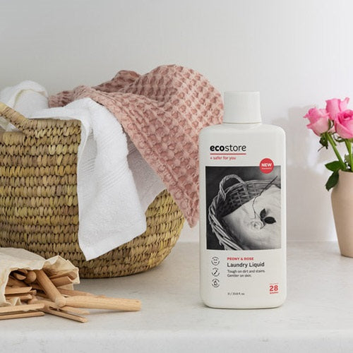 ecostore(エコストア) ランドリーリキッド 1L ピオニー&ローズ