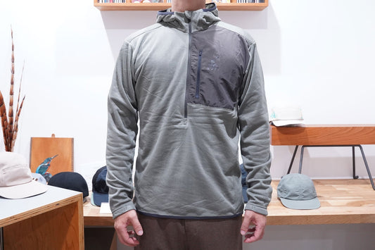 STATIC "Adrift Half Zip Hoody" | OCTA採用の軽量ミドルレイヤー