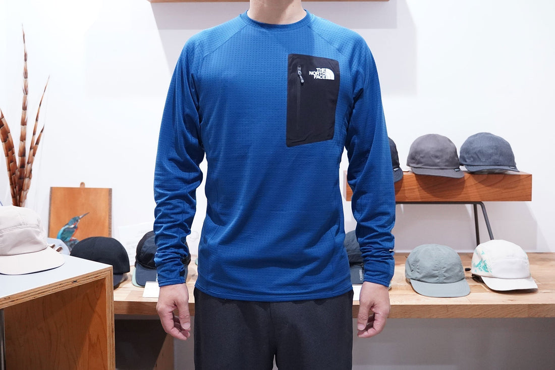 THE NORTH FACE "Expedition Dry Dot Crew" | 山での活発的な行動のお供に適した高機能なベースレイヤー