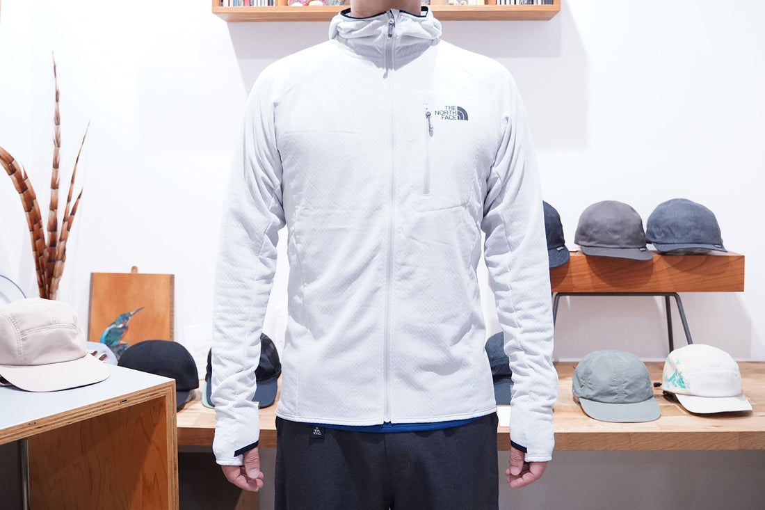 THE NORTH FACE "Expedition Grid Fleece Full Zip Hoodie" | 通気と保温のバランスに優れた動的なミドルレイヤー