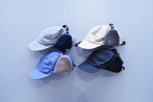 halo commodity "Hares Fur Cap" | 寒い冬の山や日常に便利な耳当て付きのキャップ
