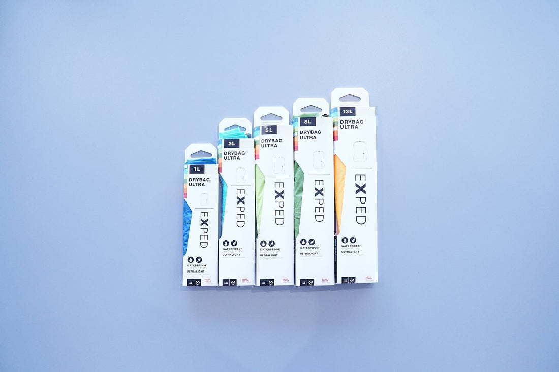 EXPED "Drybag Ultra" | 山の必需品、軽量ドライバッグ