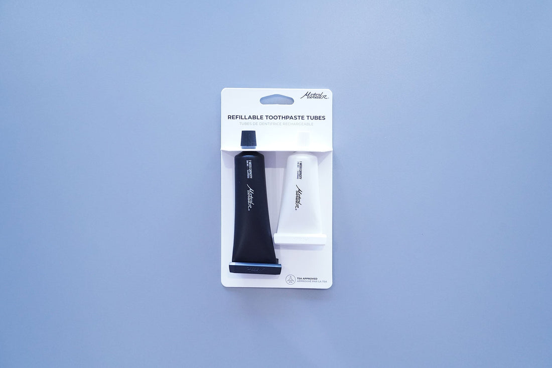 Matador "Refillable Toothpaste Tubes" | 旅や出張のお供に便利な詰め替え可能な歯磨き粉用チューブ