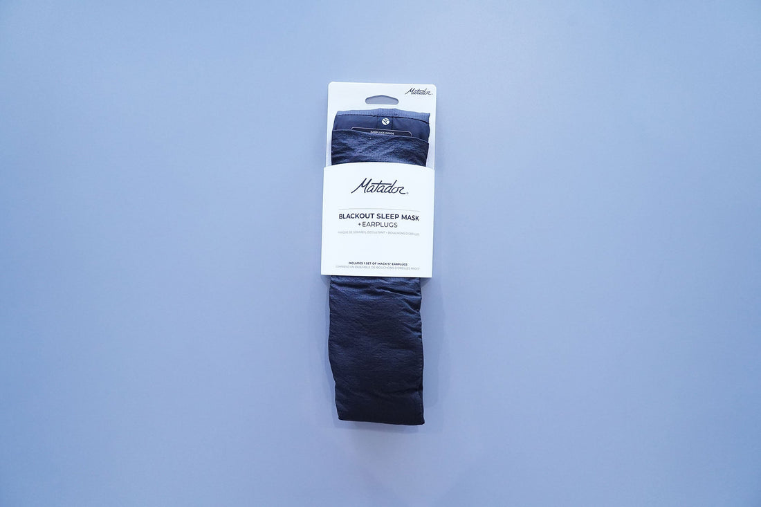 Matador "Blackout Sleep Mask + Earplugs" | 快眠のお供に便利なアイマスクと耳栓のセット