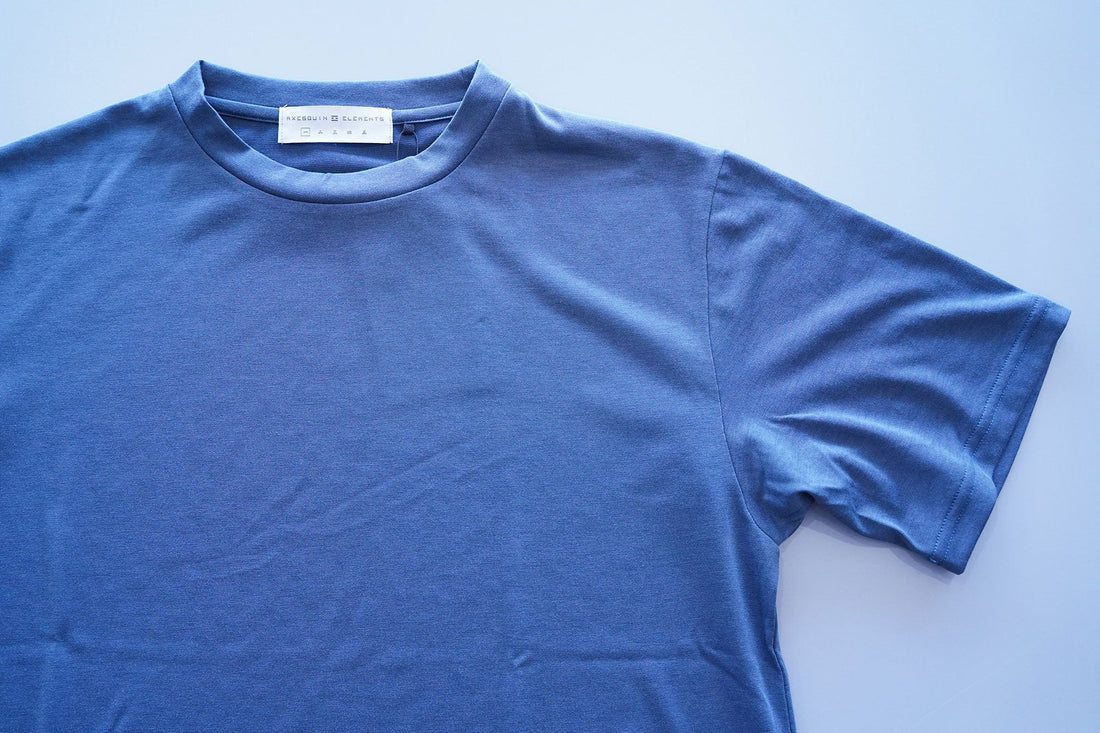 AXESQUIN ELEMENTS "ショートスリーブのＴシャツ" | 山でも歩き旅でも日常でも、境界線なく使えるシンプルなベースレイヤー