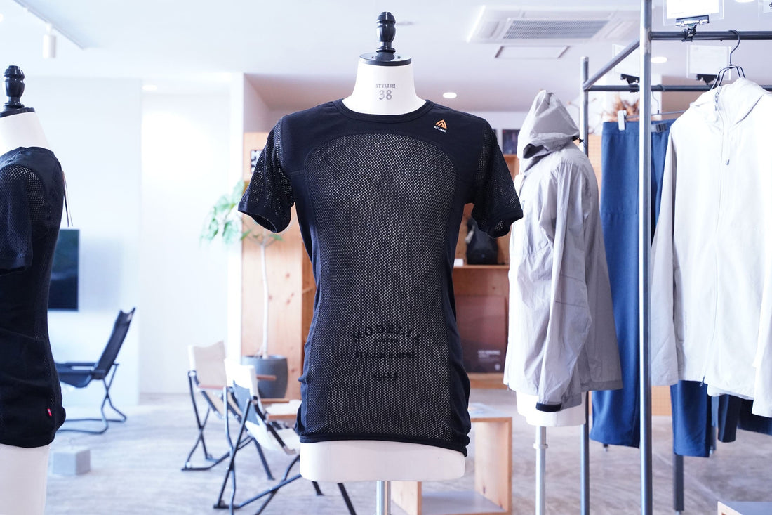 ACLIMA "Woolnet Original T-Shirt" | 秋冬の保温や汗冷え対策に