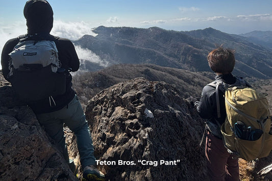 Teton Bros. "Crag Pant" | 秋冬の山や、険しい山域での行動に優れたパンツ
