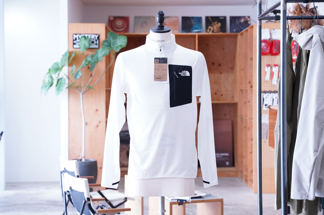 THE NORTH FACE "Expedition Dry Dot Zip High" | 活動的なアクティビティに適したベースレイヤー