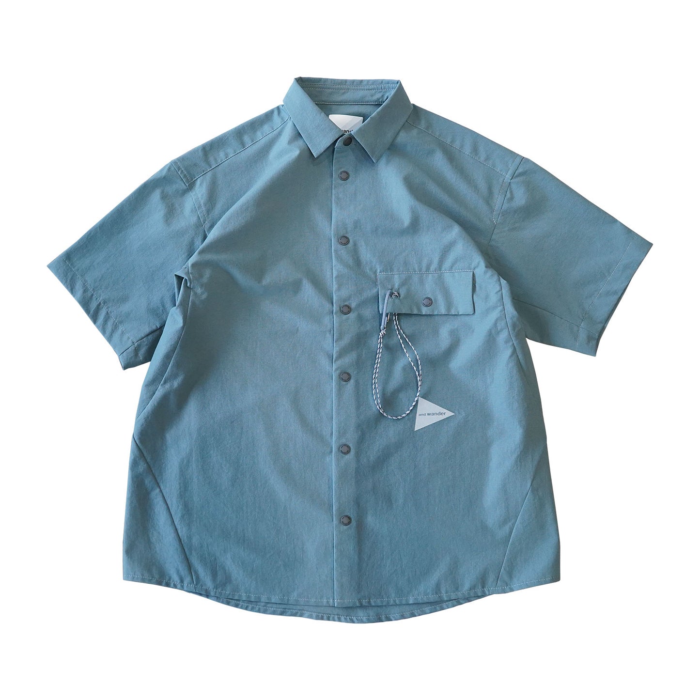 and wander(アンドワンダー) dry breathable SS shirt