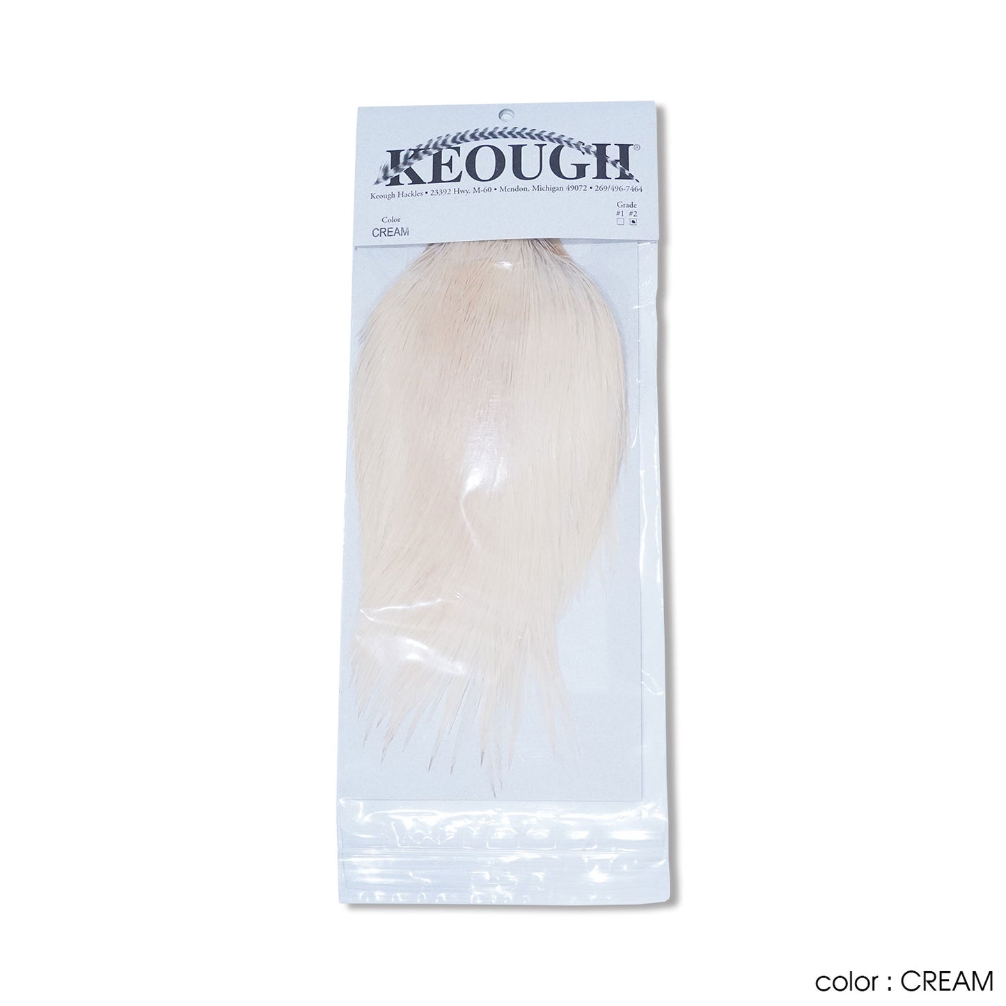 KEOUGH(キーオ) ハックルケープ #2