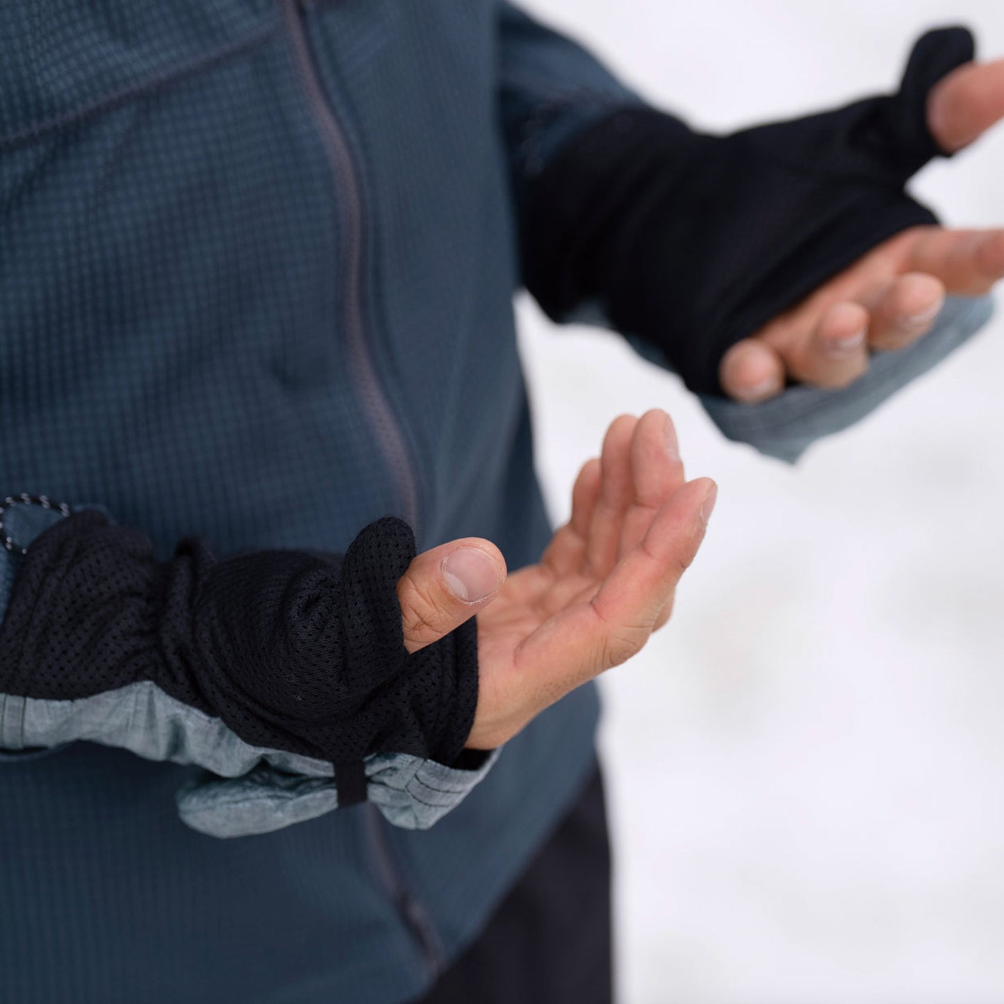 STATIC(スタティック) Adrift Dyneema Mitten Black 74804
