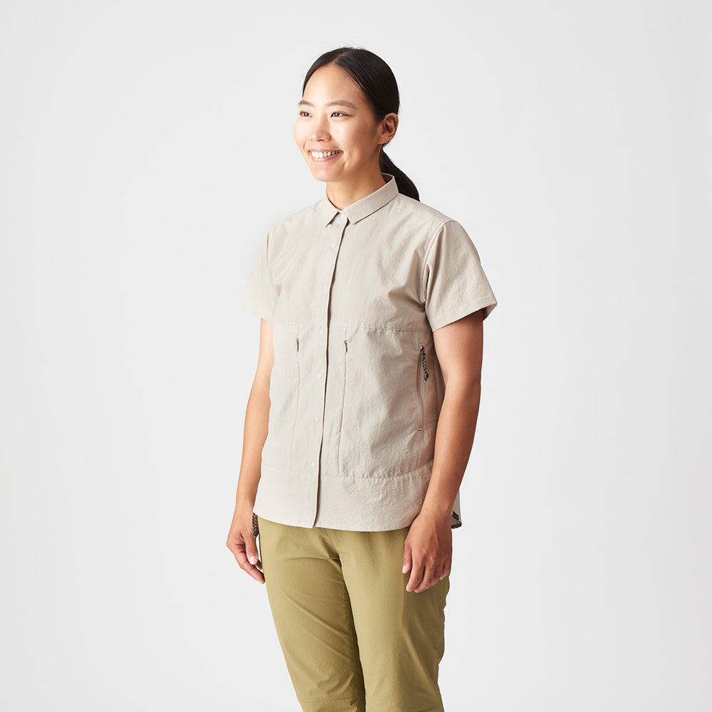 AXESQUIN(アクシーズクイン) Women's SS Ventilation Shirt 011191