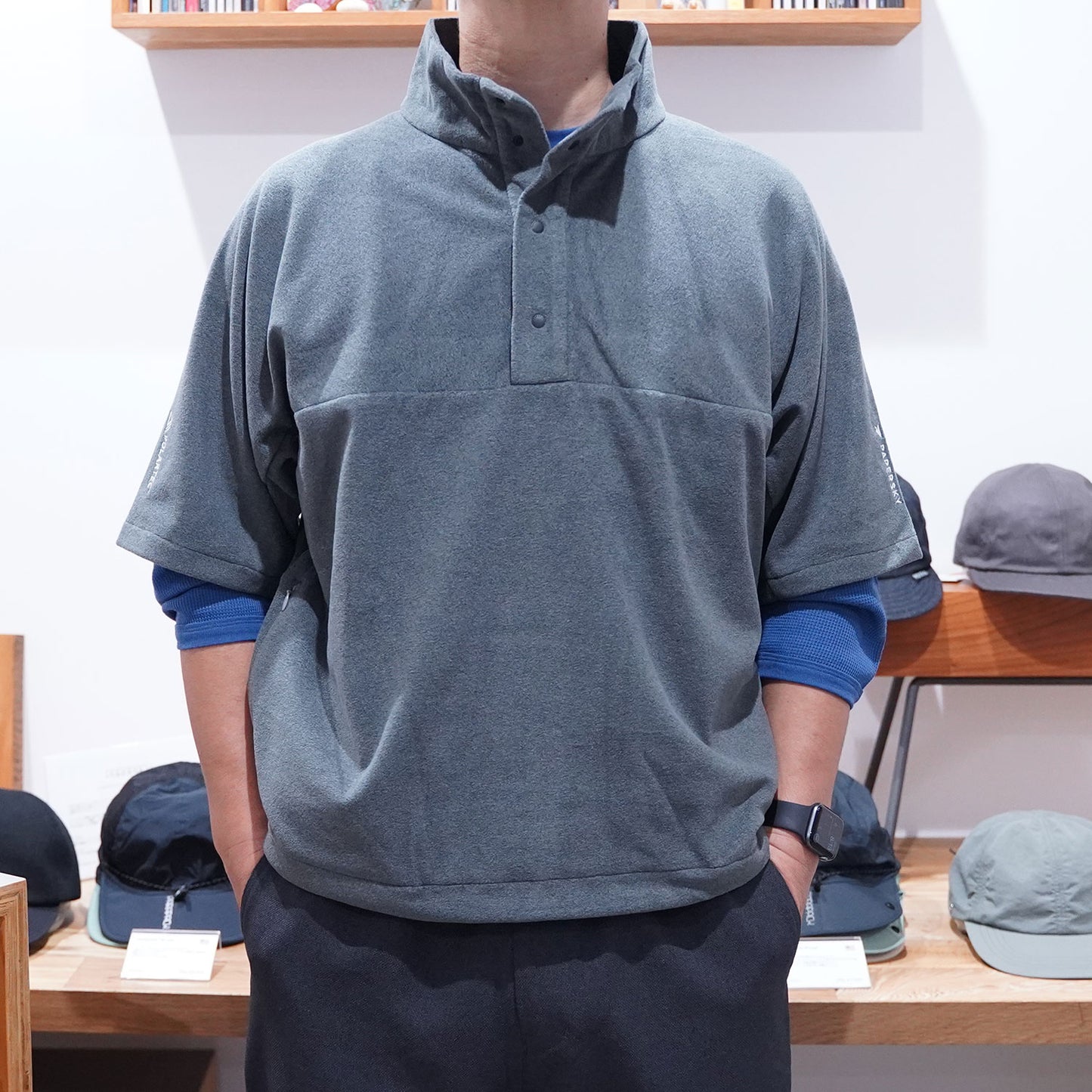 PAPERSKY WEAR(ペーパースカイウェア) Polartec Micro Series Fleece Half Sleeve PS252003
