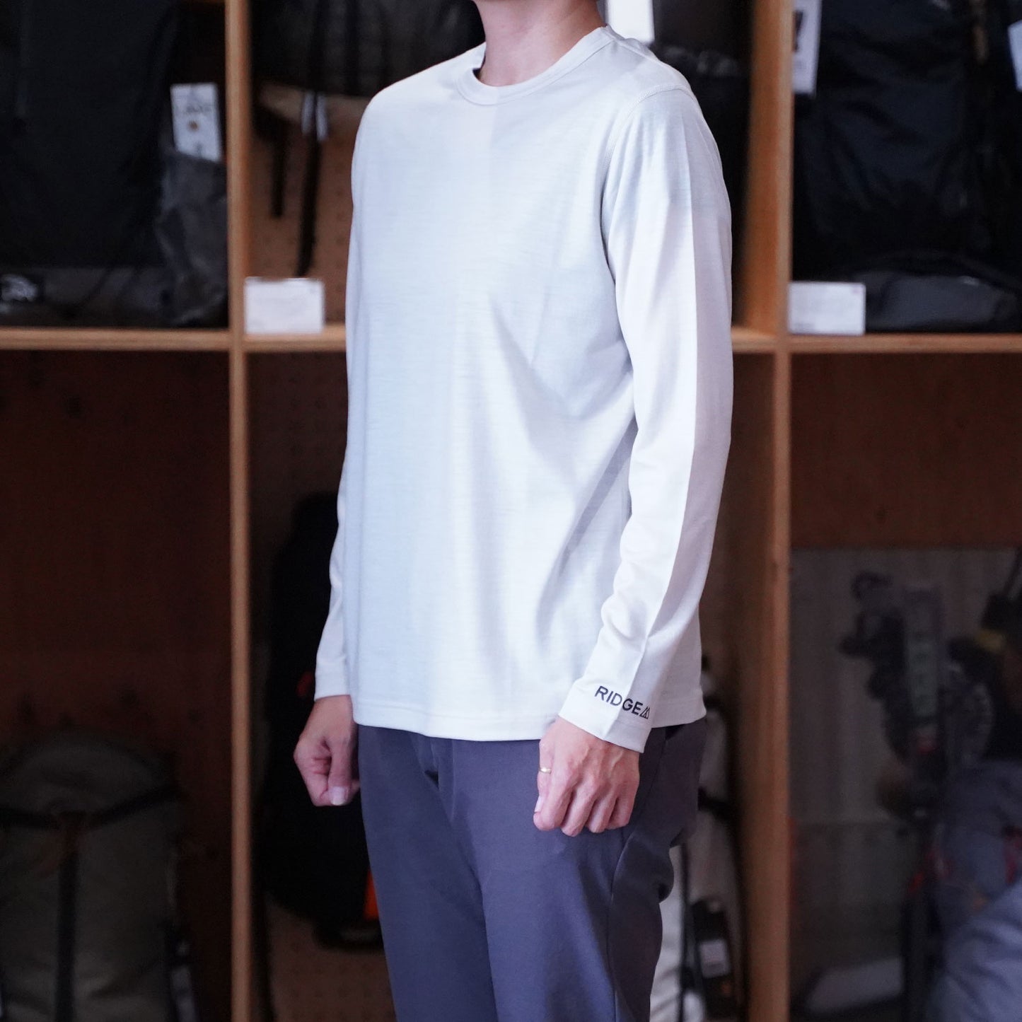 RIDGE MOUNTAIN GEAR(リッジマウンテンギア) Merino Basic Tee Long Sleeve