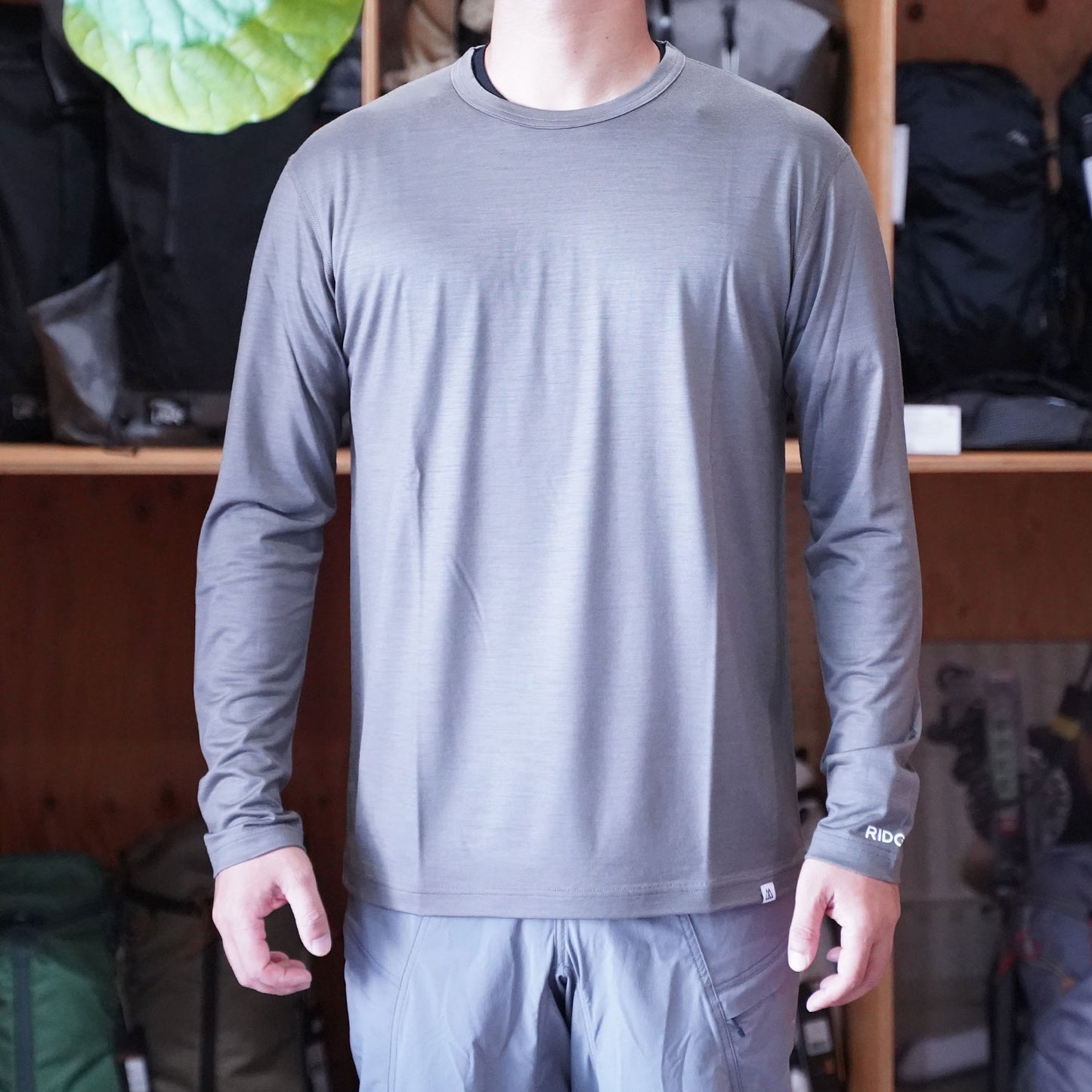 RIDGE MOUNTAIN GEAR(リッジマウンテンギア) Merino Basic Tee Long Sleeve