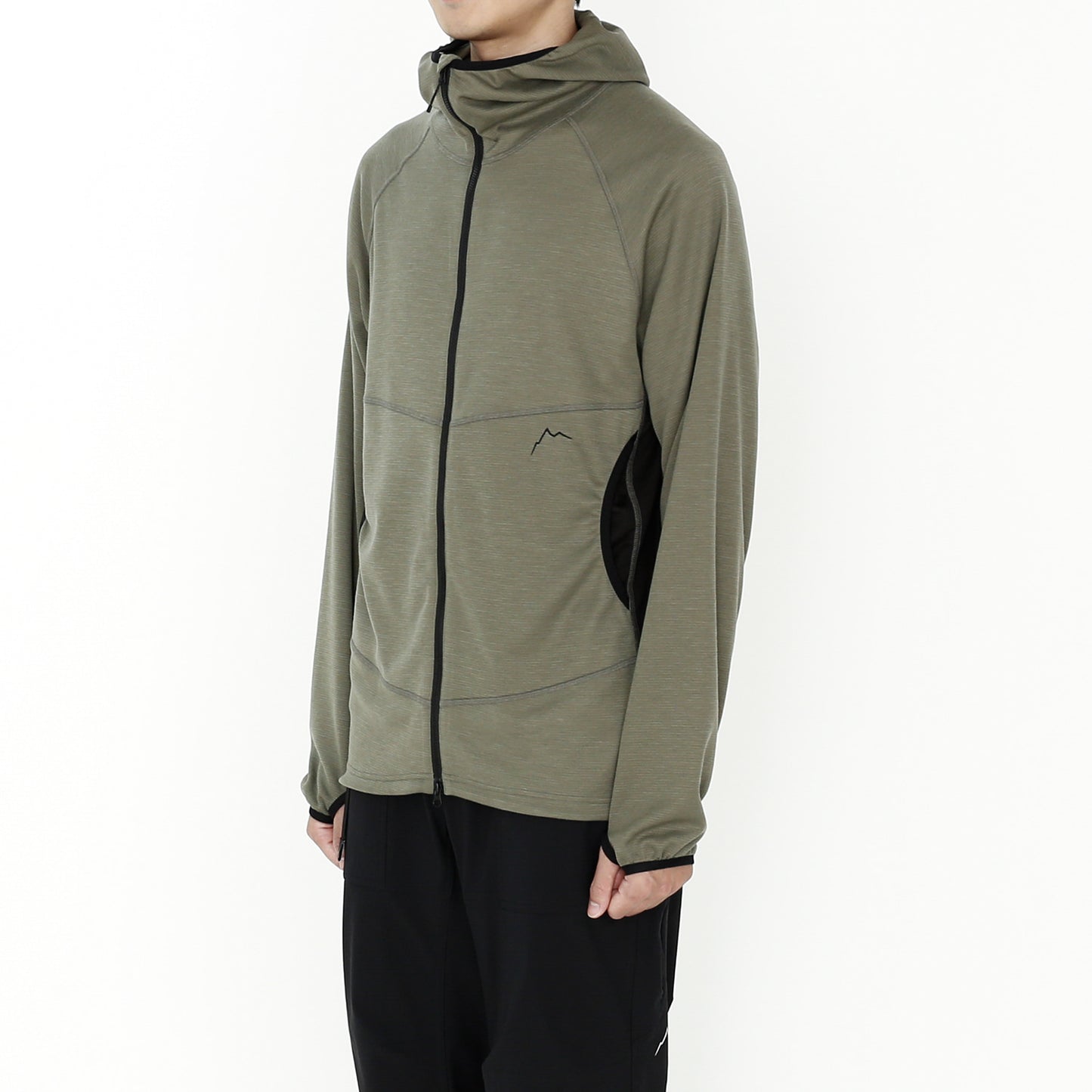 CAYL(ケイル) Live Wool Zip Up Khaki