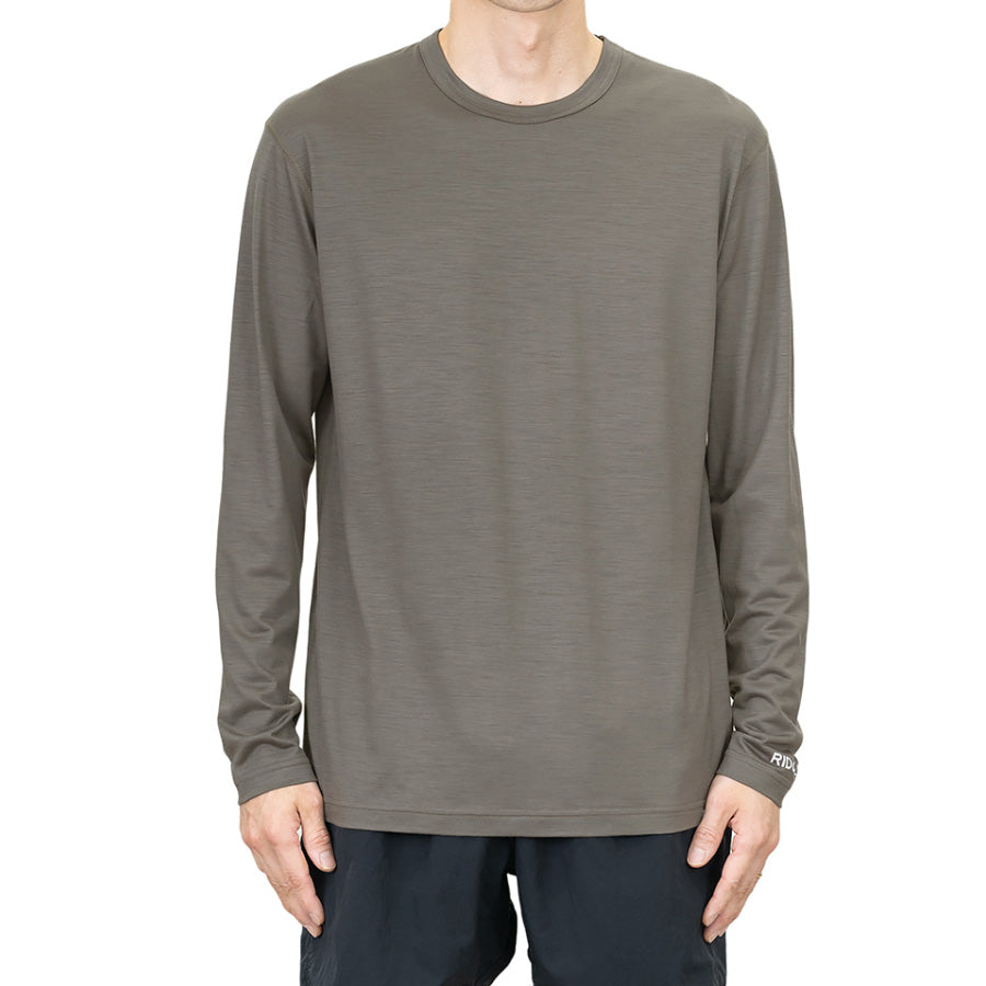 RIDGE MOUNTAIN GEAR(リッジマウンテンギア) Merino Basic Tee Long Sleeve