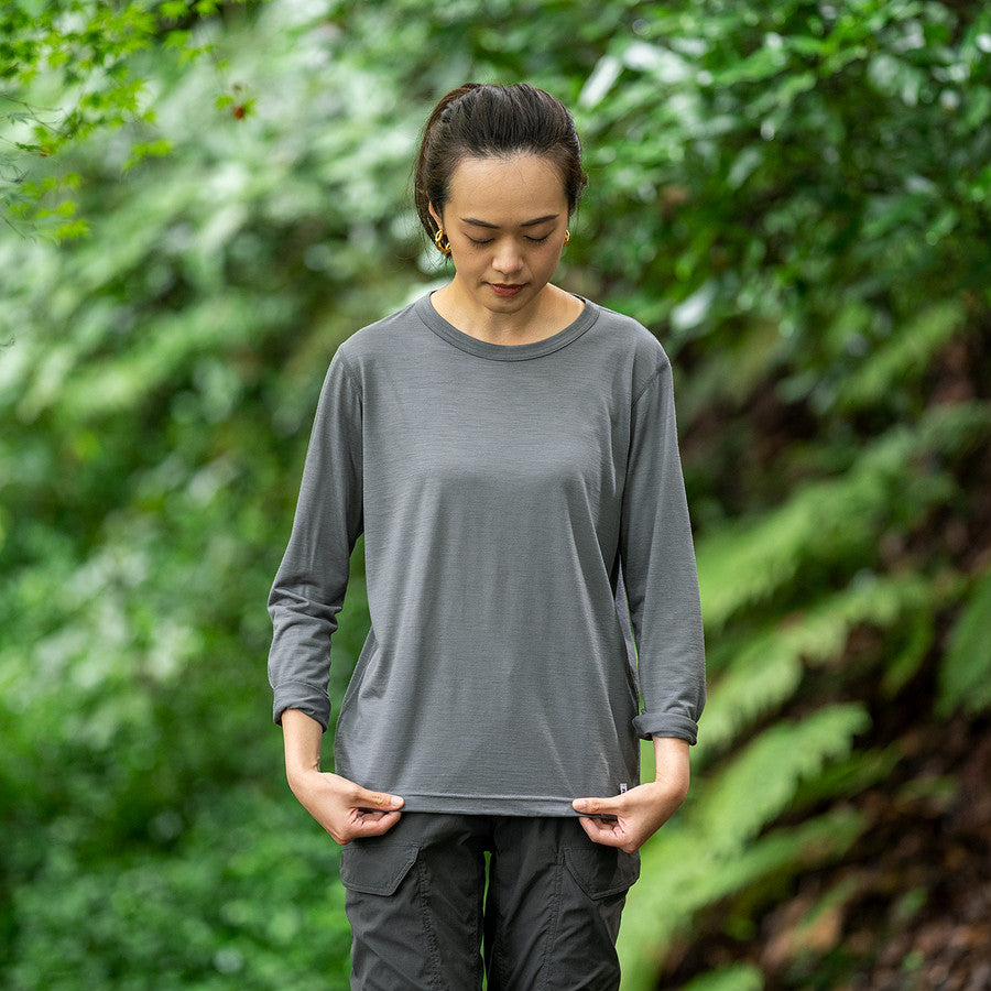 RIDGE MOUNTAIN GEAR(リッジマウンテンギア) Merino Basic Tee Long Sleeve – PORTAL