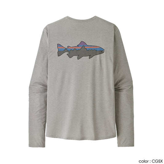 patagonia(パタゴニア) Men's L/S Cap Cool Sun Shirt - Fitz Roy Trout 44932