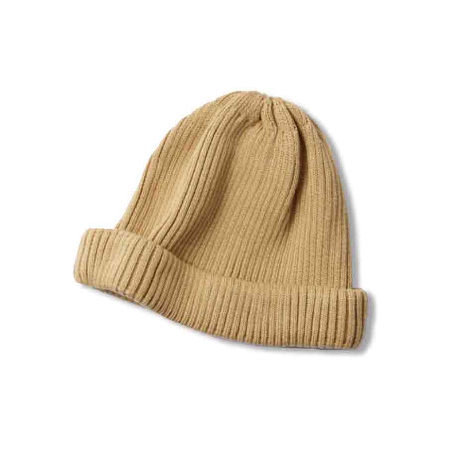 ROTOTO(ロトト) Cotton Roll Up Beanie R5021