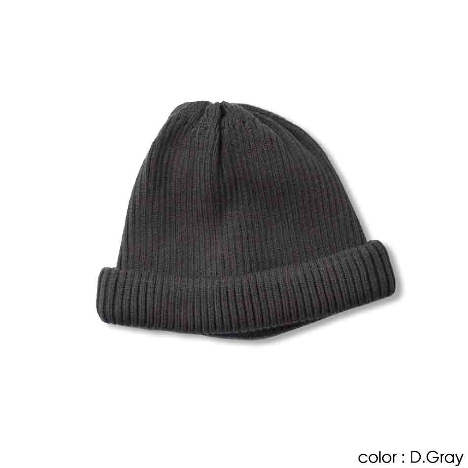 ROTOTO(ロトト) Cotton Roll Up Beanie R5021