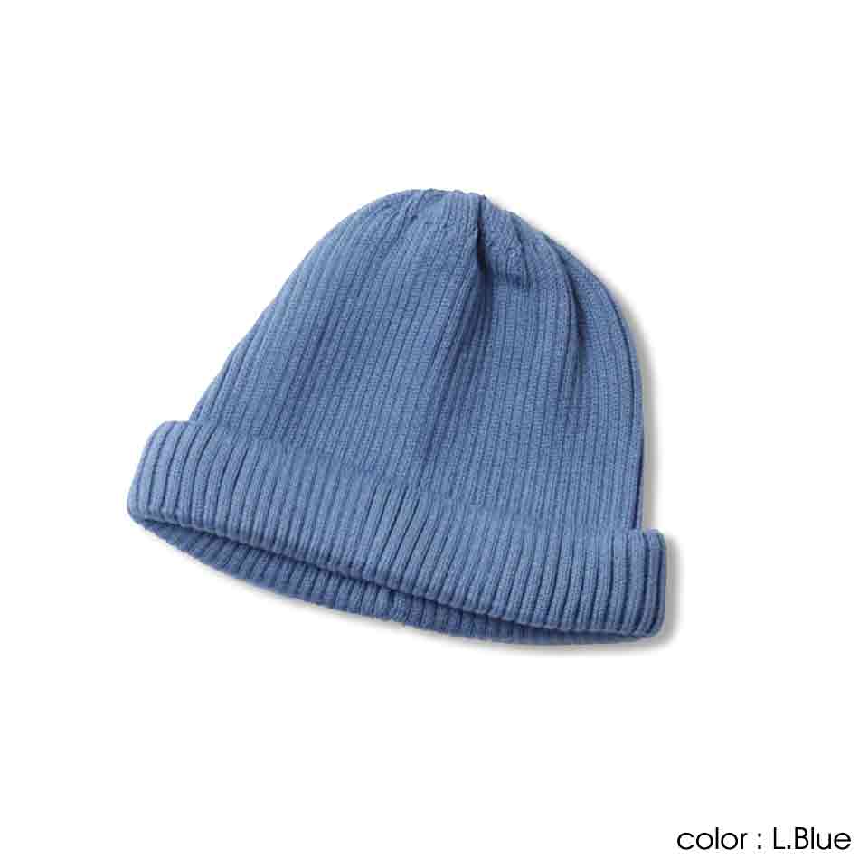 ROTOTO(ロトト) Cotton Roll Up Beanie R5021