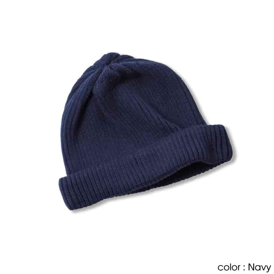 ROTOTO(ロトト) Cotton Roll Up Beanie R5021