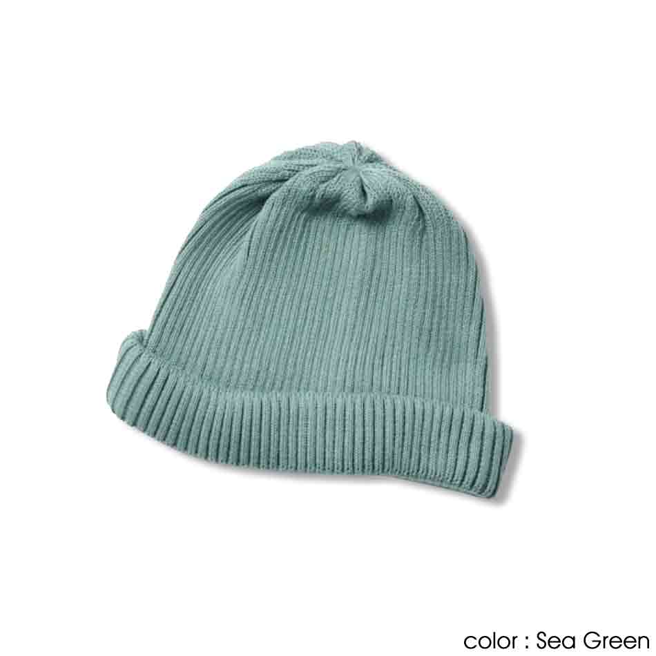 ROTOTO(ロトト) Cotton Roll Up Beanie R5021