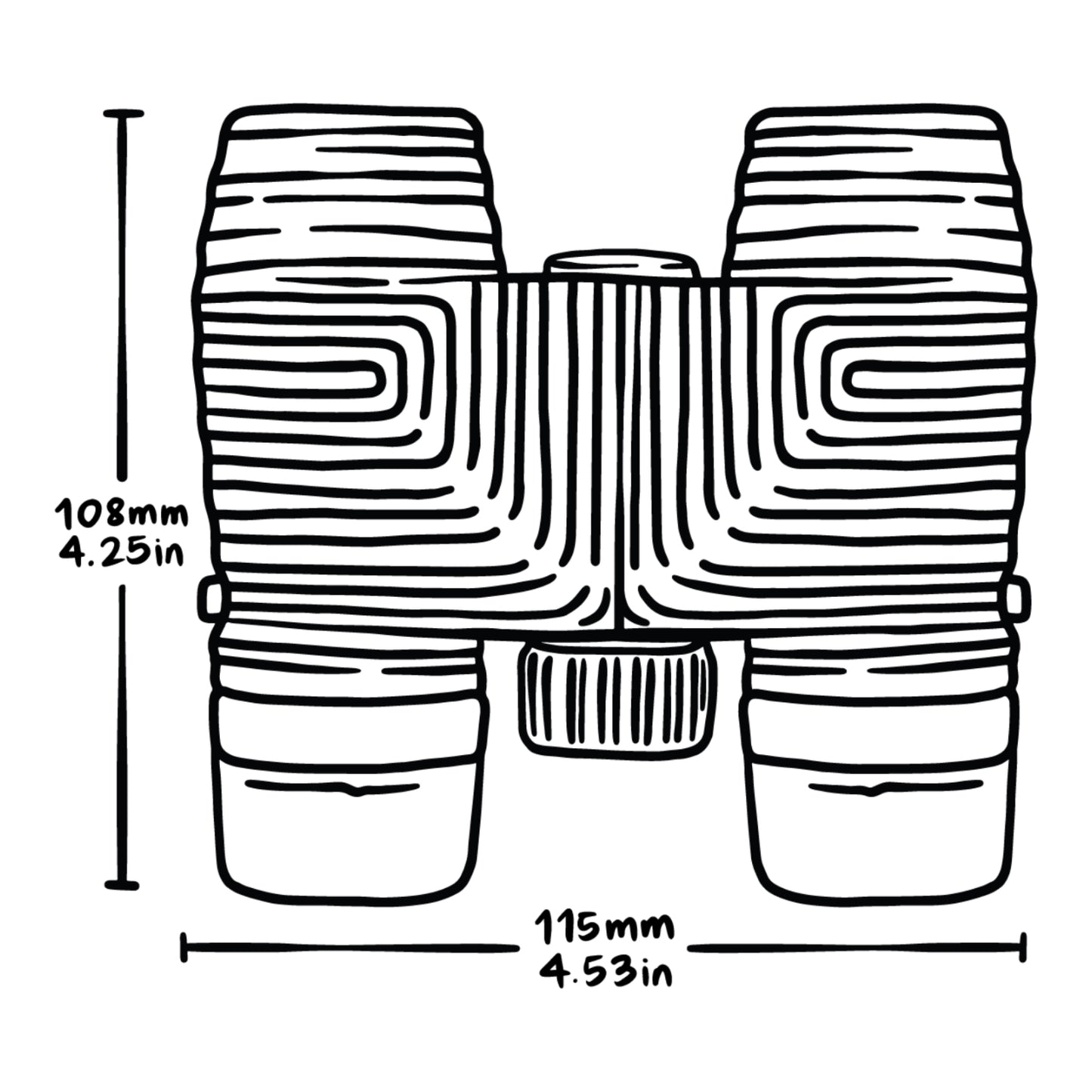Nocs(ノックス) STANDARD ISSUE 8x25 Waterproof Binoculars